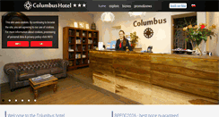 Desktop Screenshot of hotelcolumbus.pl